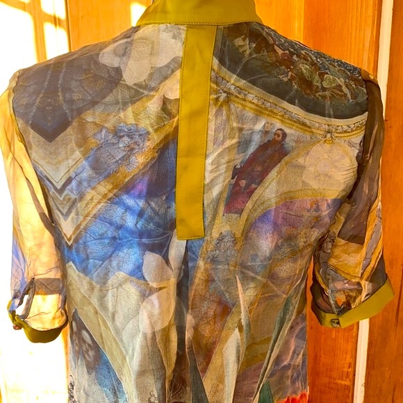 🌹Vintage %100 Silk Dress🌹Delicate & beautiful🌹 - Picture 9 of 16